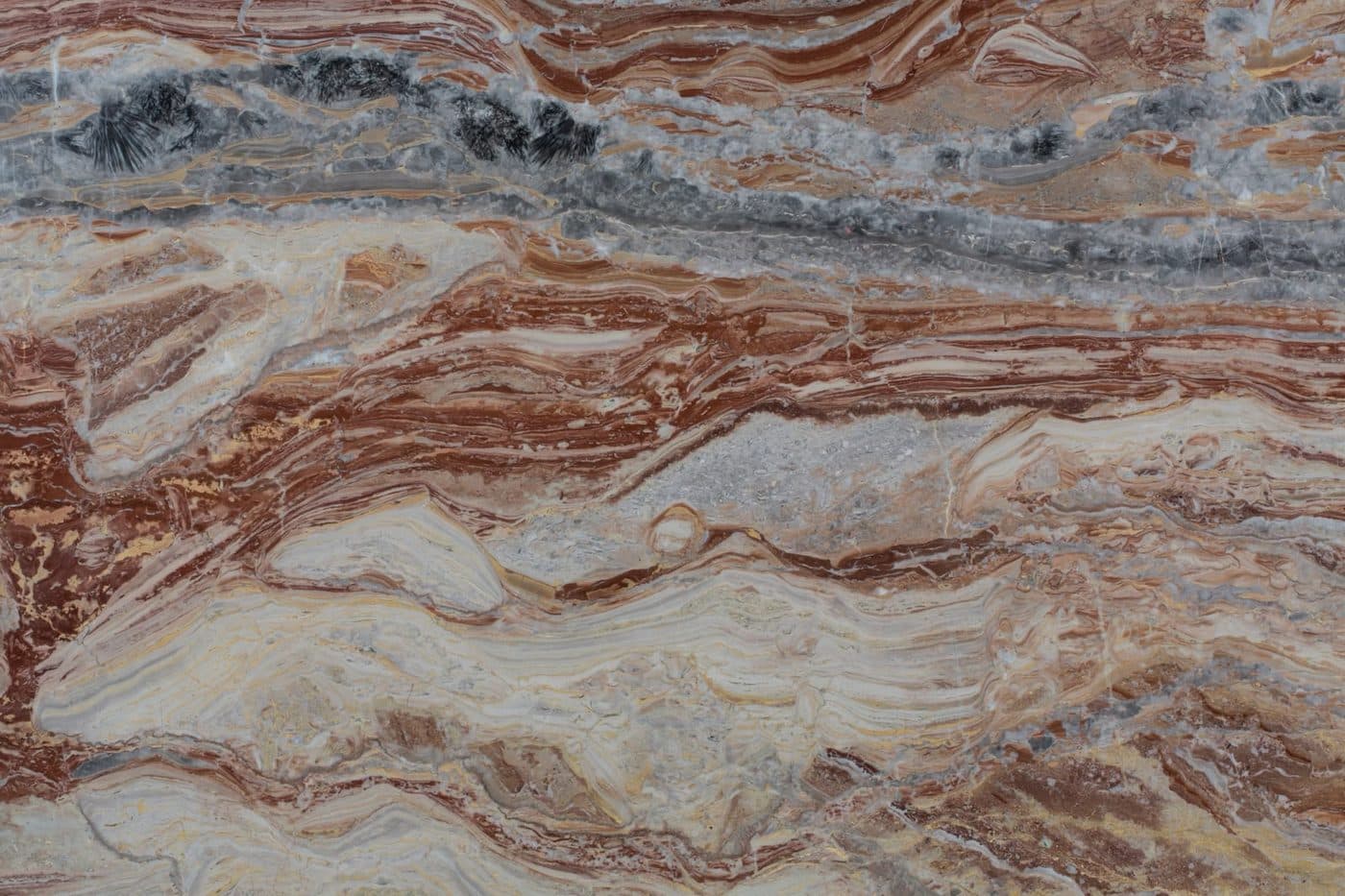 Arabescato Rosso Orobico marble slab