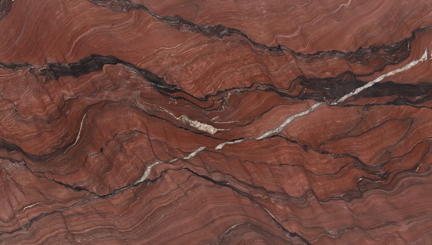 Fusion Red marble slab