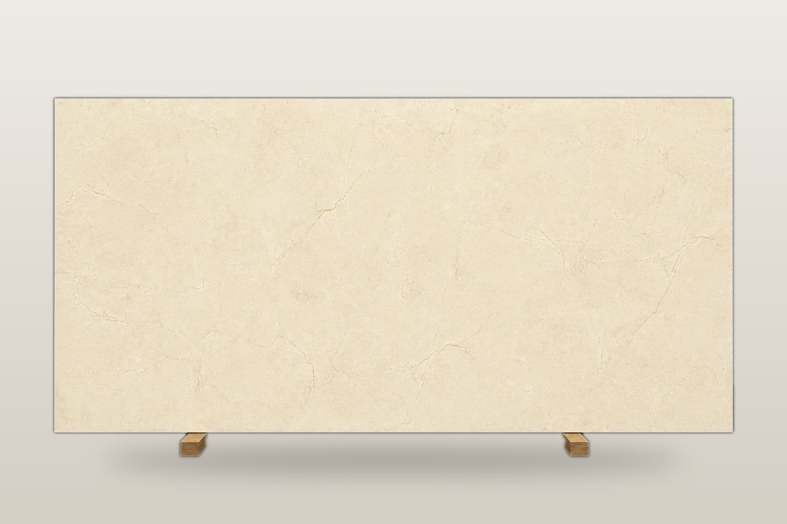 Sintered stone slab, fine hairline veining