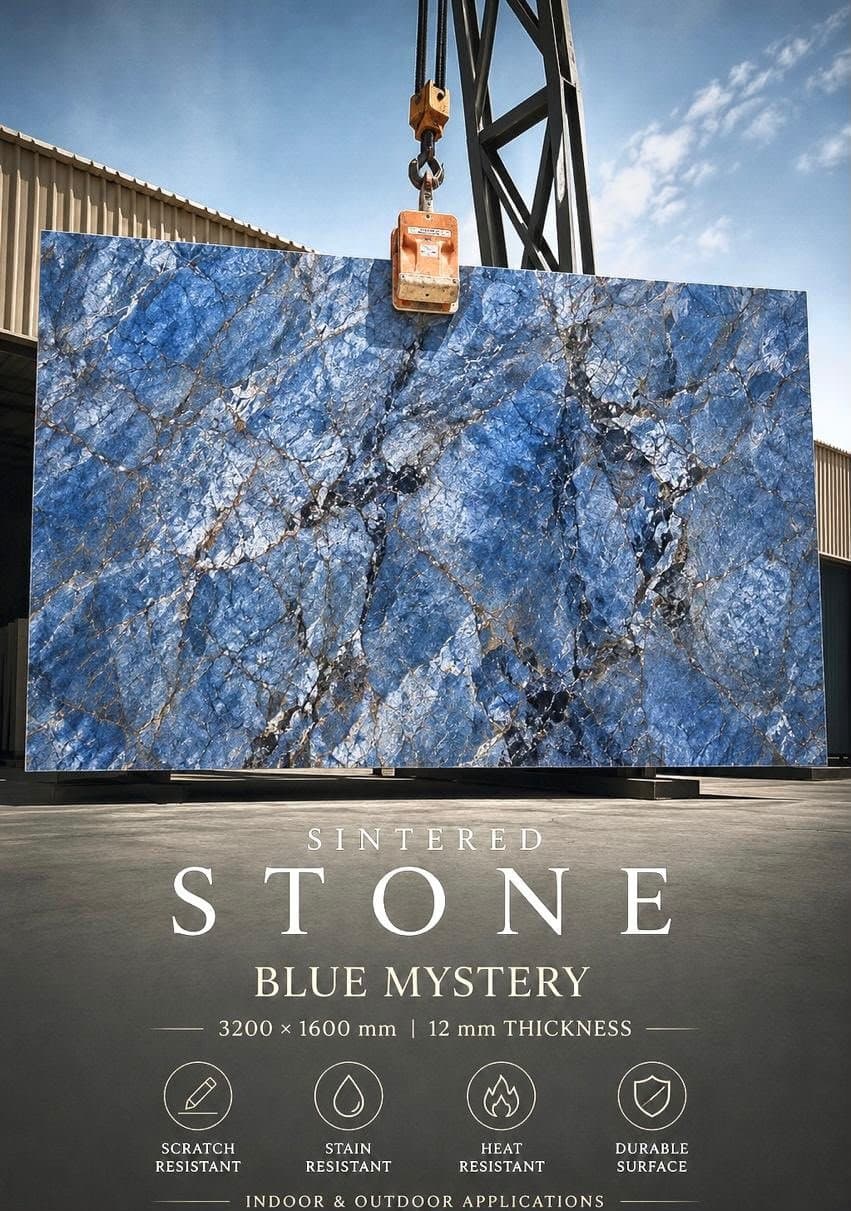 Blue Mystery sintered stone slab