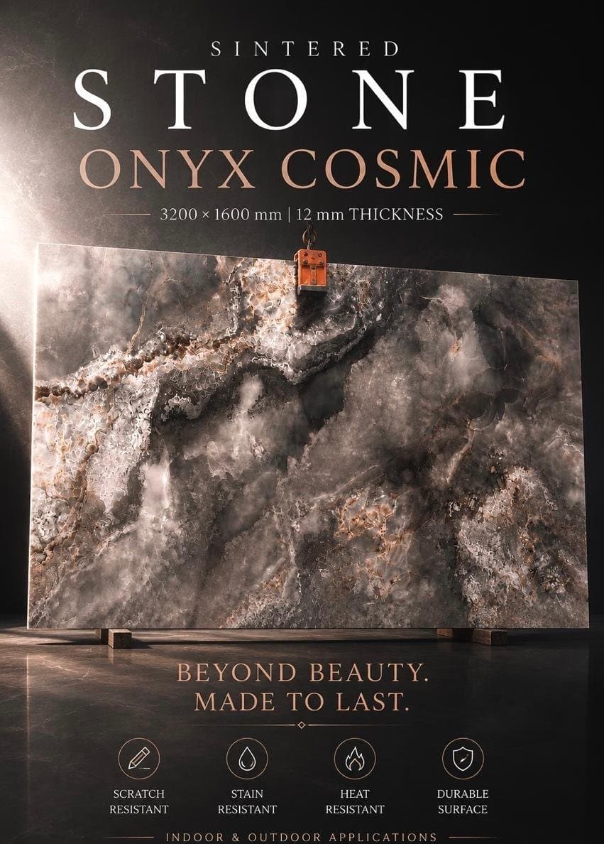 Onyx Cosmic sintered stone slab