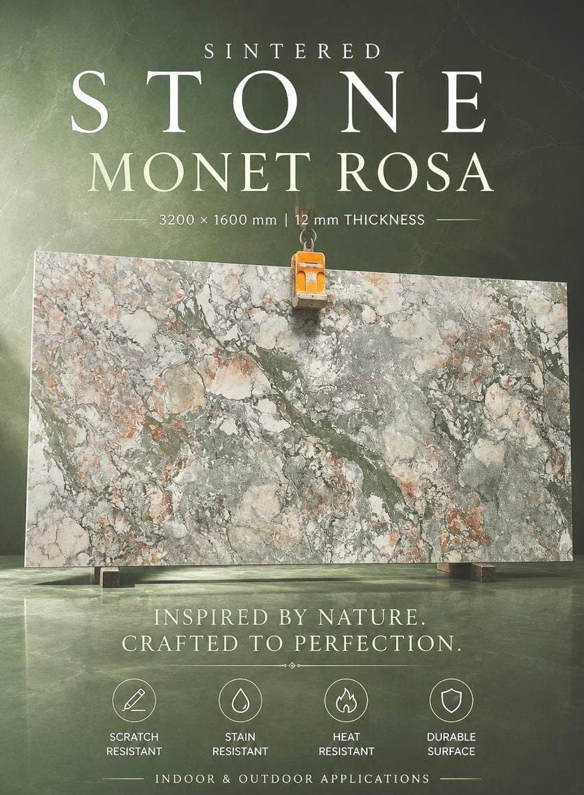 Patagonia Rosa sintered stone slab